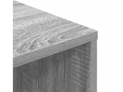 Estantería madera de ingeniería color gris sonoma 34x31x112 cm