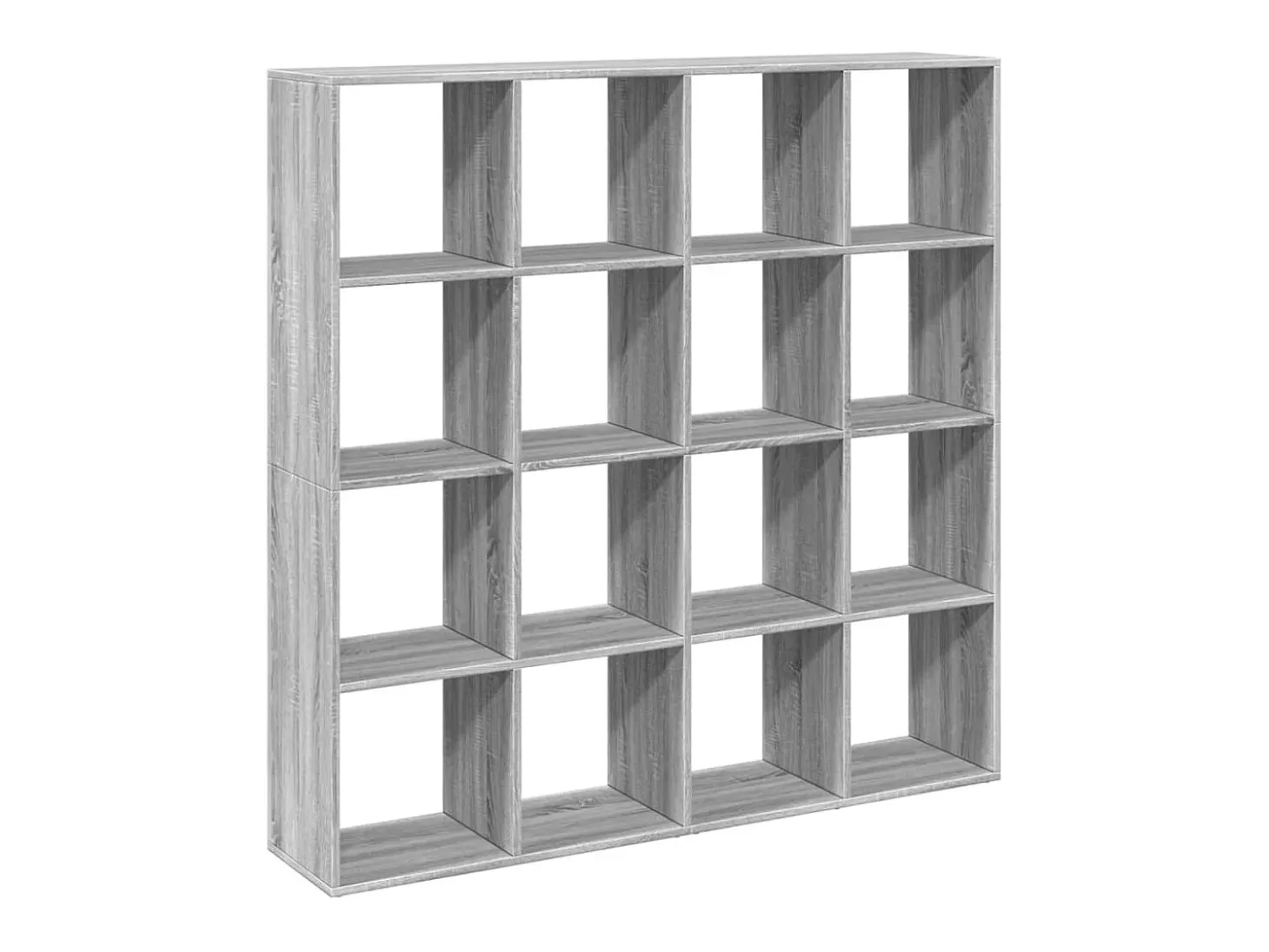 Estantería madera de ingeniería gris Sonoma 137,5x29x137,5 cm