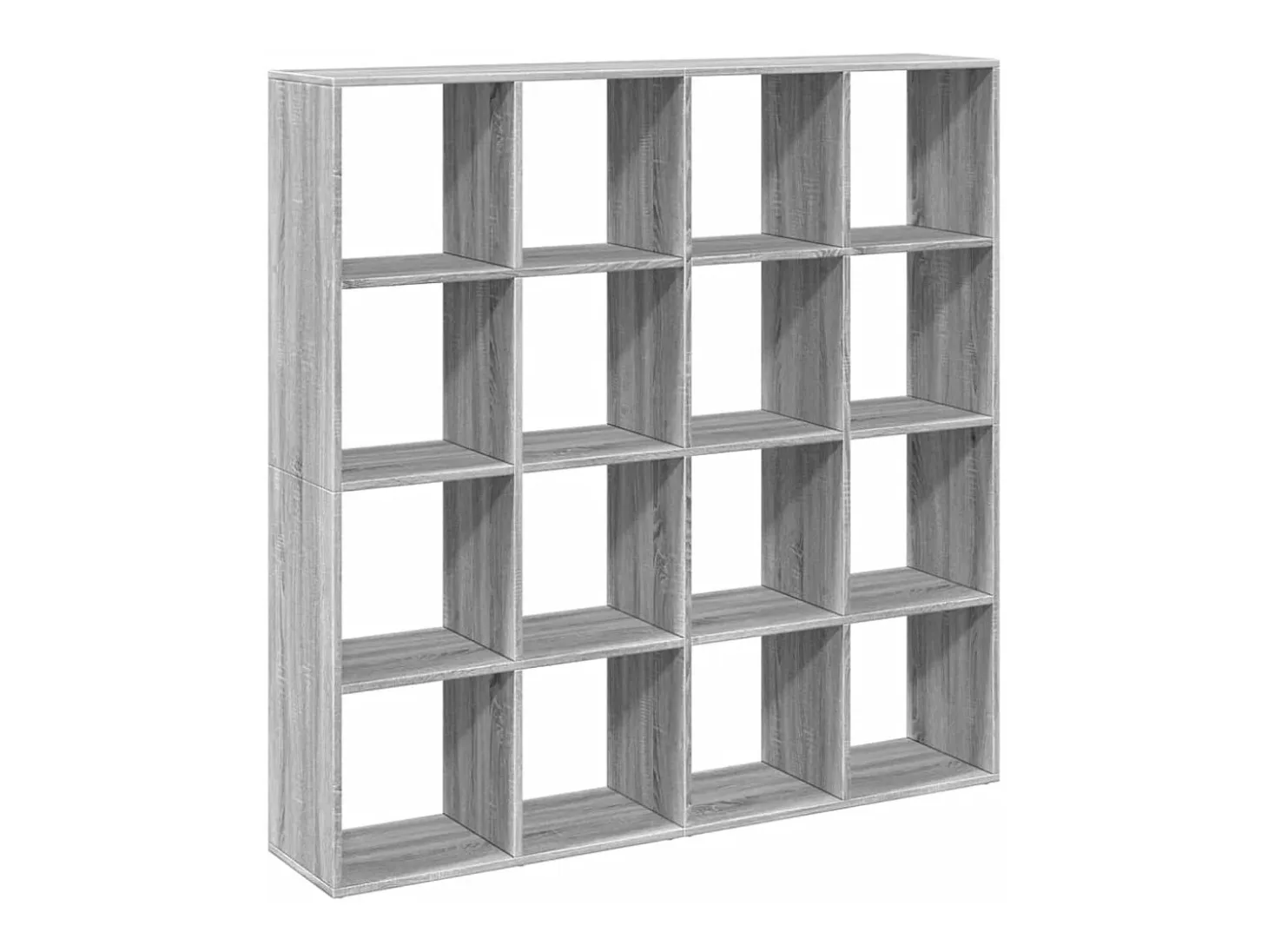 Estantería madera de ingeniería gris Sonoma 137,5x29x137,5 cm