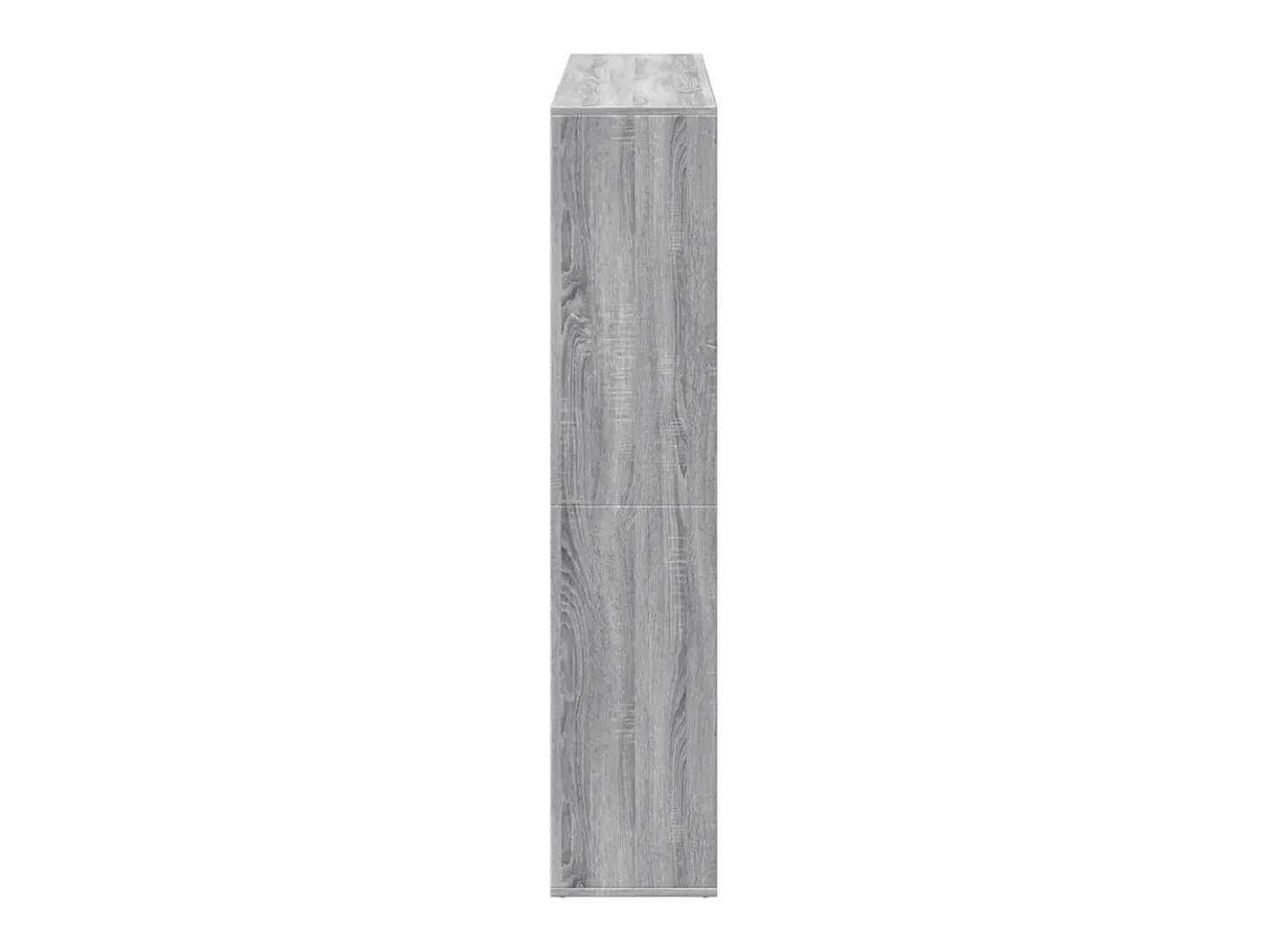 Estantería madera de ingeniería gris Sonoma 137,5x29x137,5 cm