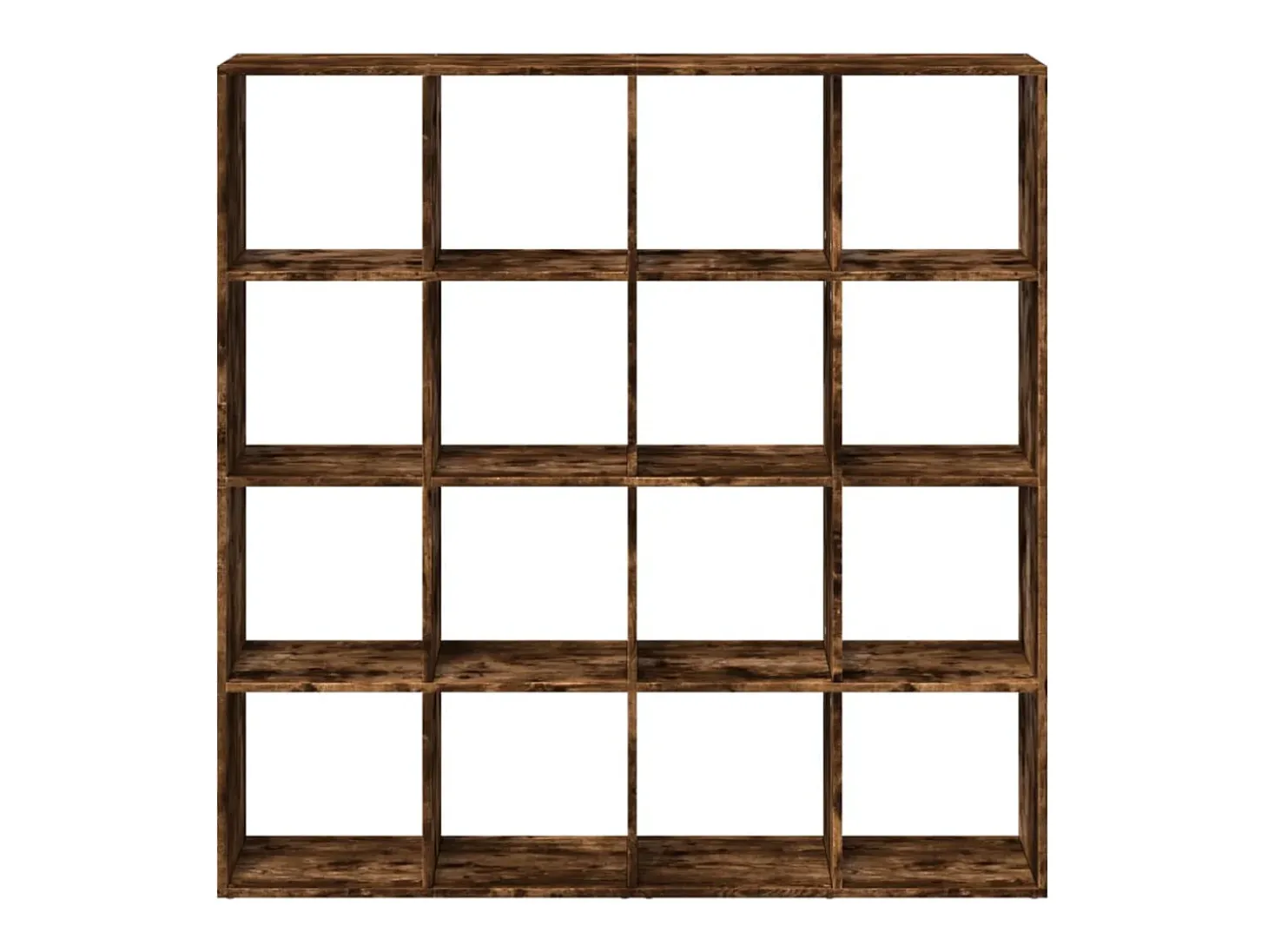 Estantería madera de ingeniería roble ahumado 137,5x29x137,5 cm