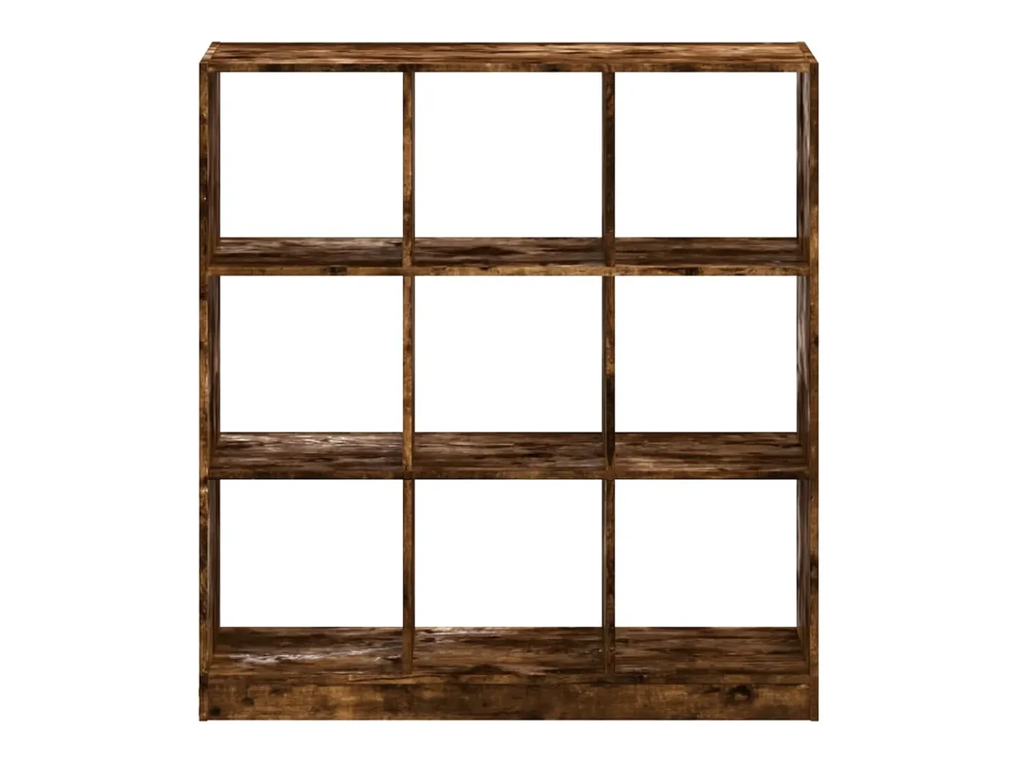 Estantería madera de ingeniería roble ahumado 102x32x108 cm