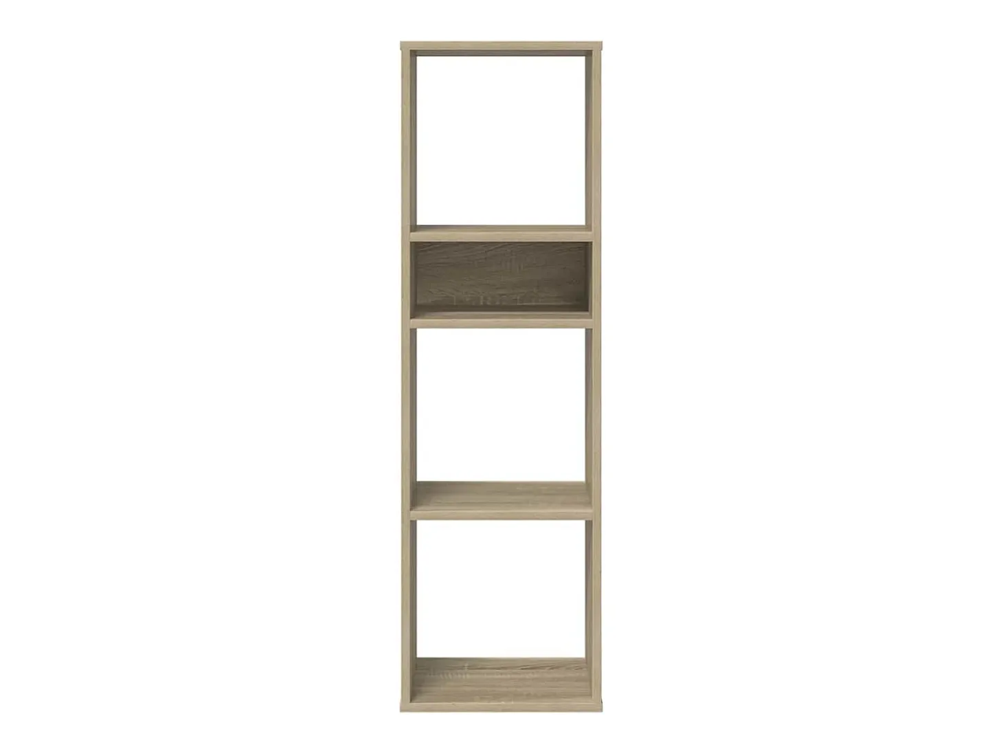 Estantería madera de ingeniería color roble sonoma 34x31x112 cm