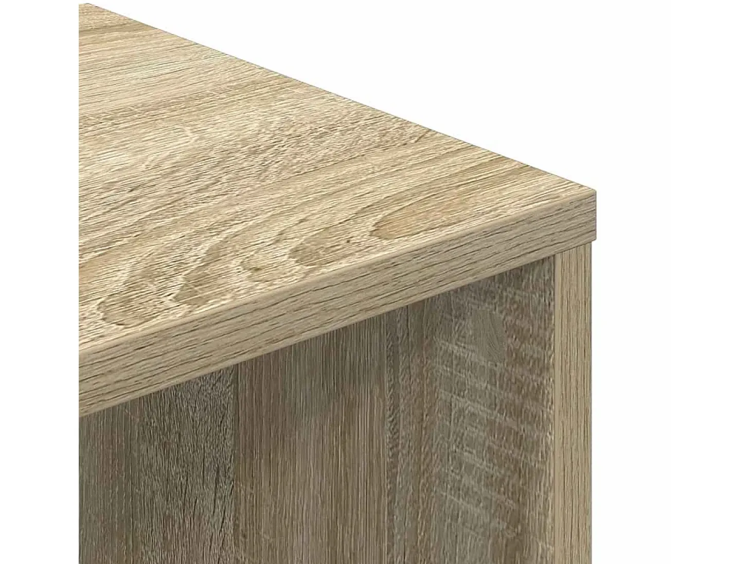 Estantería madera de ingeniería color roble sonoma 34x31x112 cm