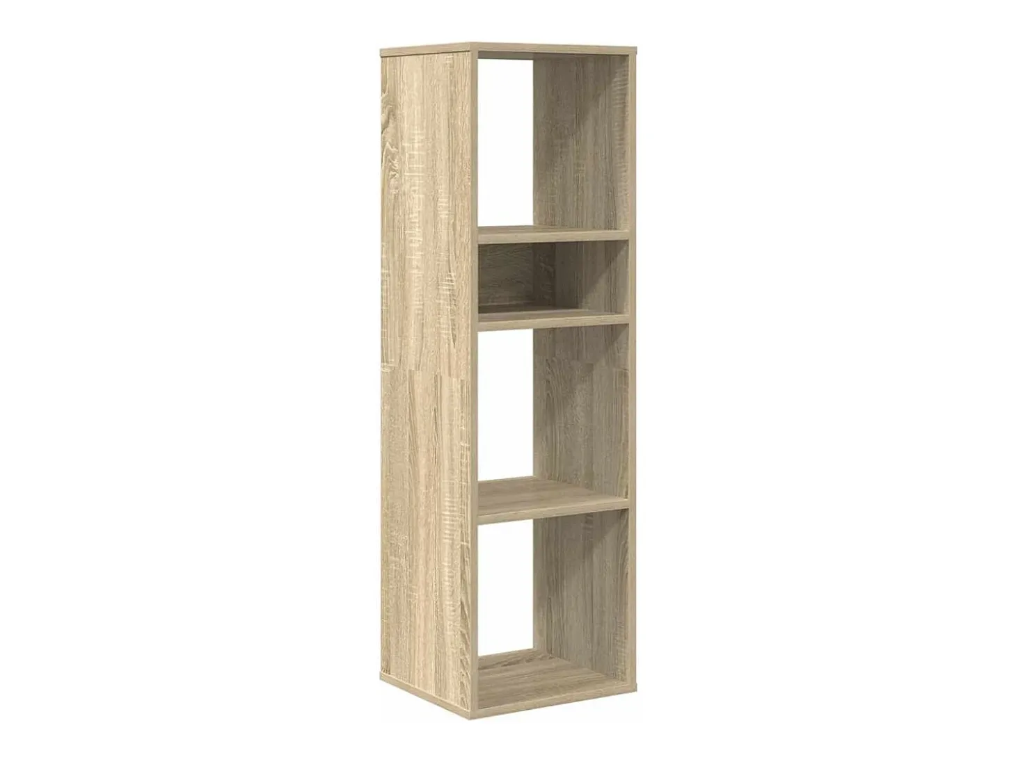 Estantería madera de ingeniería color roble sonoma 34x31x112 cm
