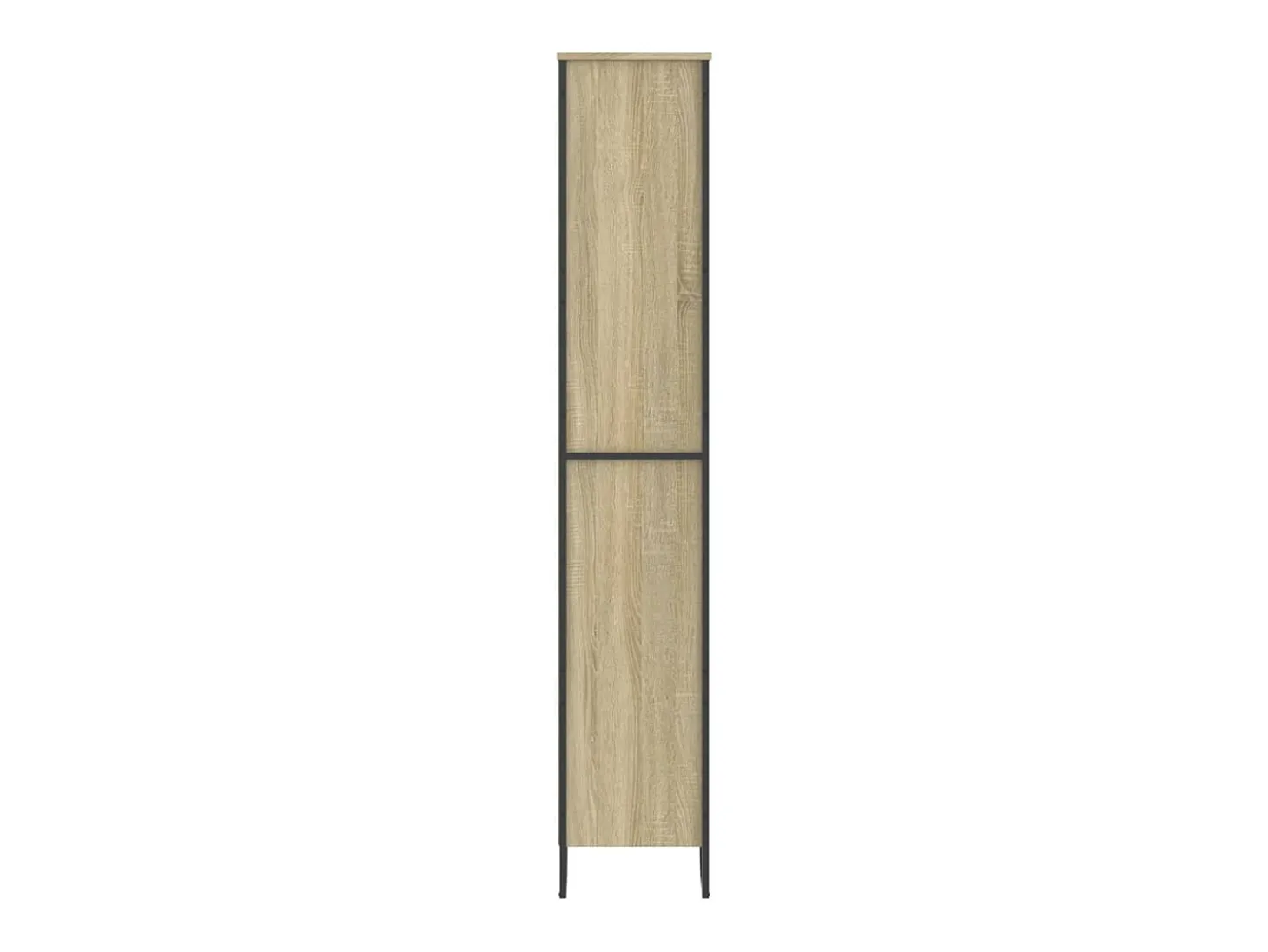 Estantería madera de ingeniería color roble Sonoma 80x31x169 cm