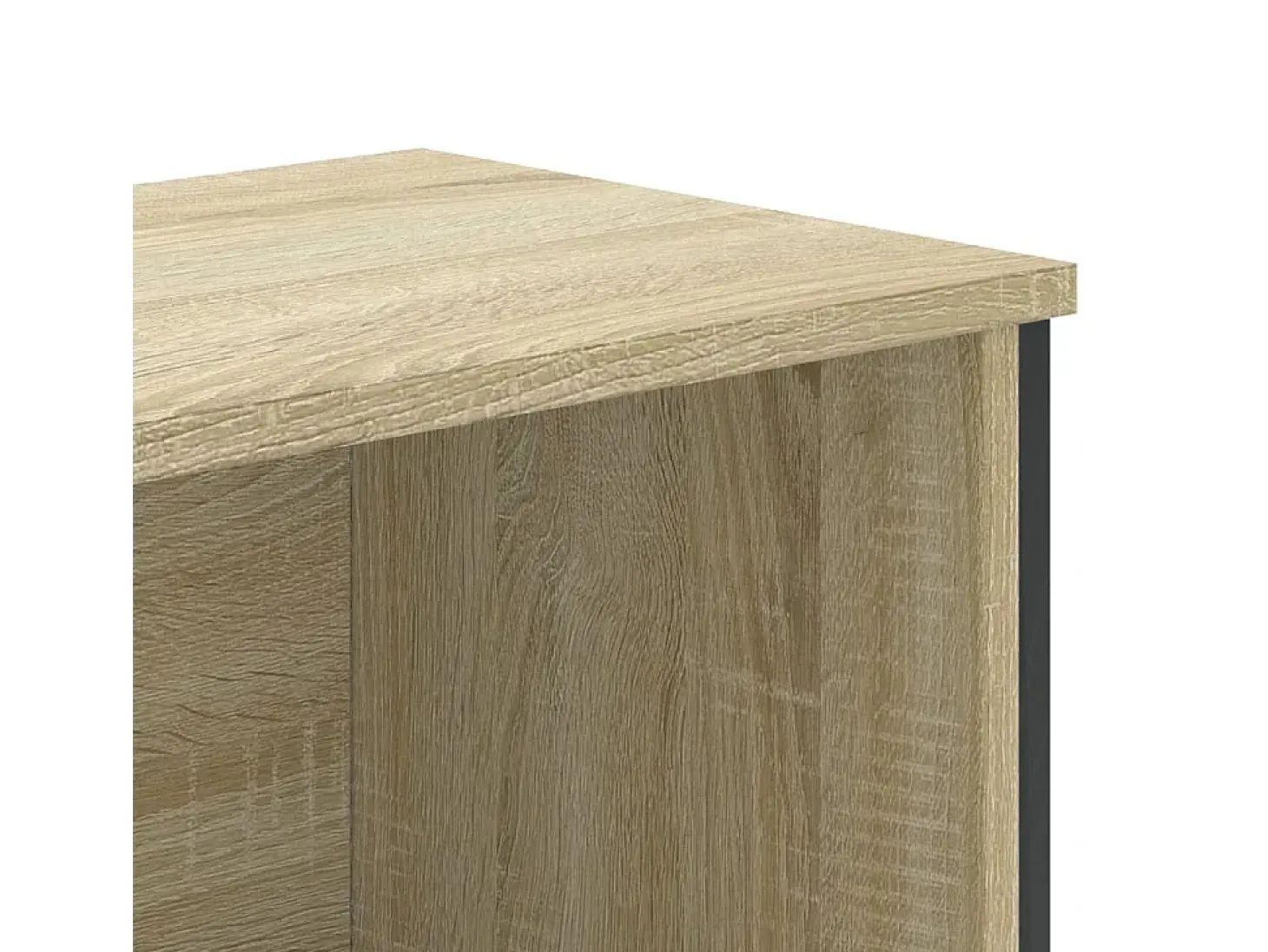Estantería madera de ingeniería color roble Sonoma 80x31x169 cm