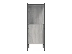 Estantería madera de ingeniería gris Sonoma 72x28x77,5 cm