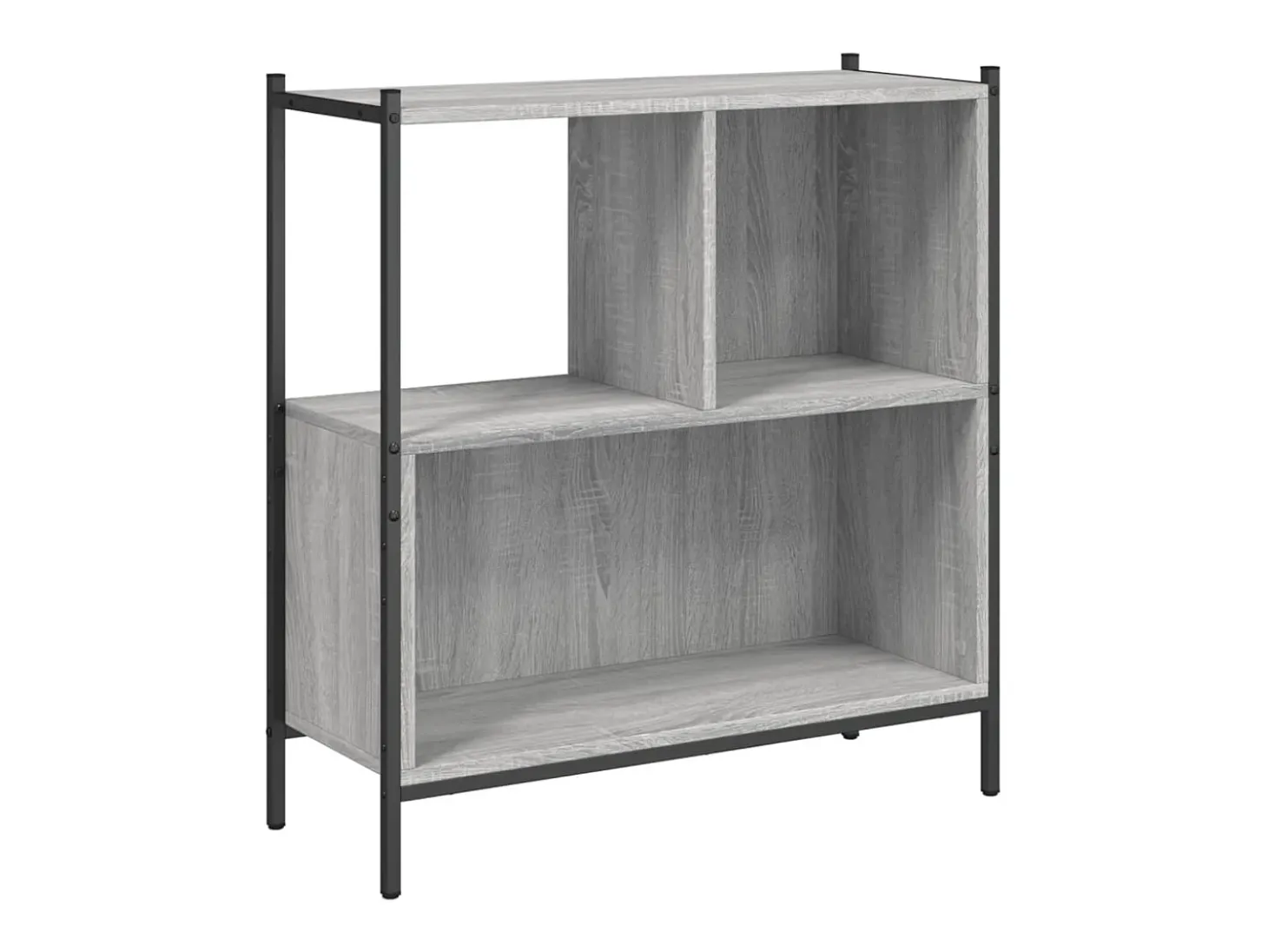 Estantería madera de ingeniería gris Sonoma 72x28x77,5 cm