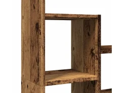 Estantería madera de ingeniería color envejecido 72x20x120 cm