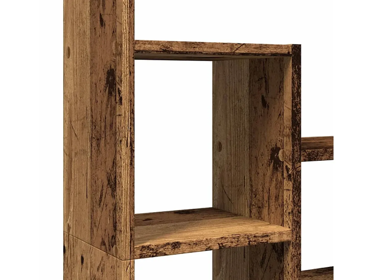 Estantería madera de ingeniería color envejecido 72x20x120 cm