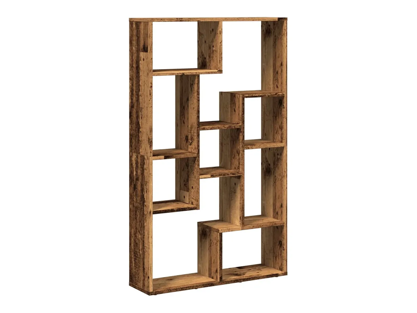 Estantería madera de ingeniería color envejecido 72x20x120 cm