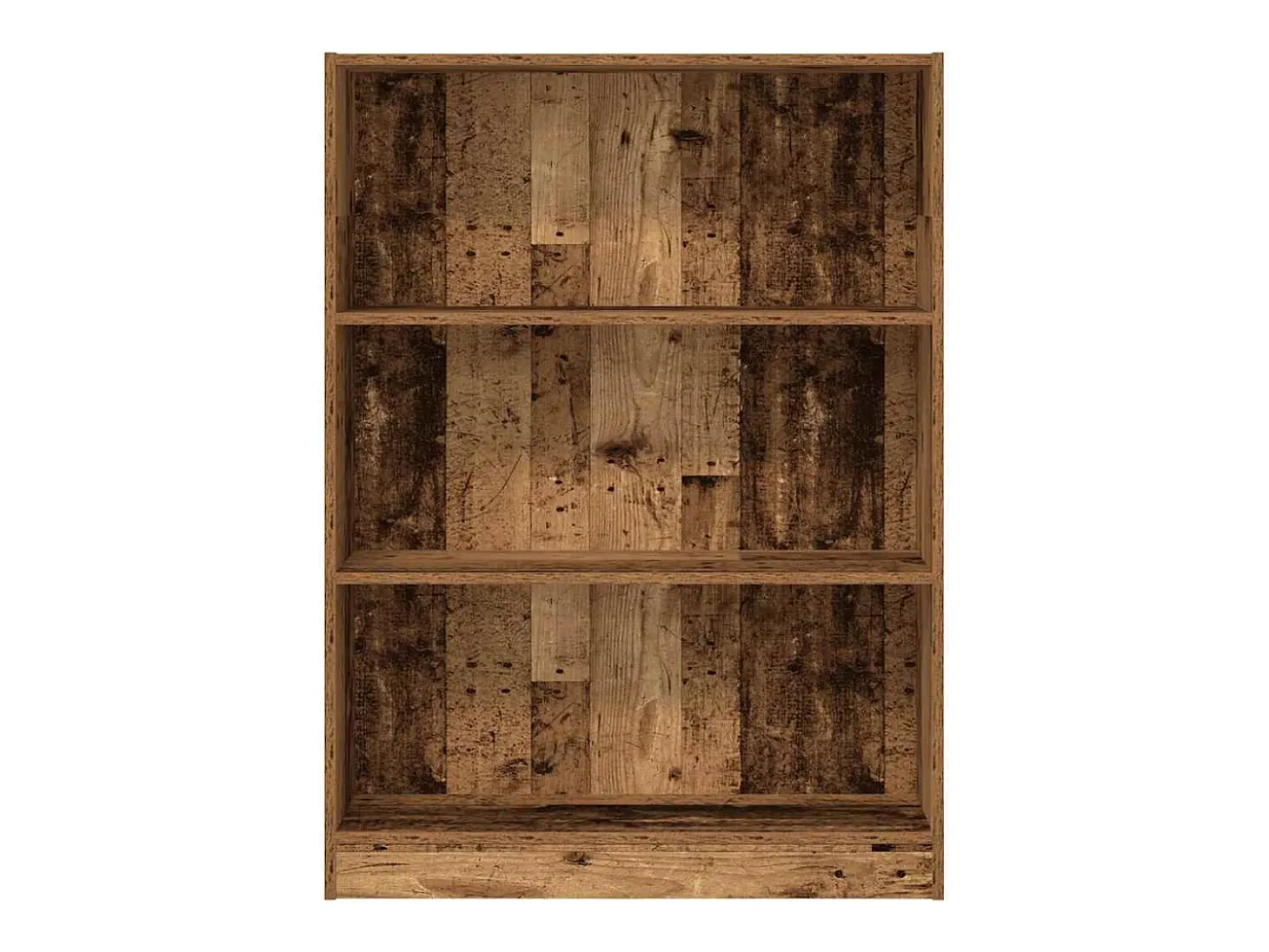 Estantería madera de ingeniería color envejecido 80x24x109 cm