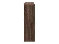 Estantería madera de ingeniería marrón roble 102x32x108 cm