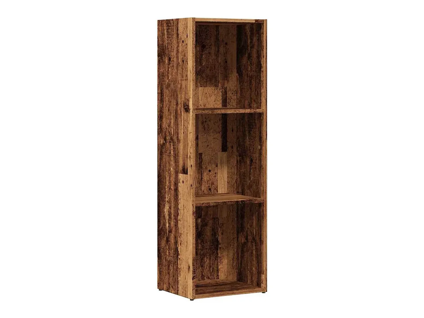 Estantería madera de ingeniería envejecida 36x30x114 cm