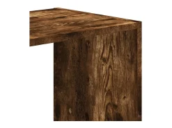 Estantería madera de ingeniería roble ahumado 102x32x102 cm