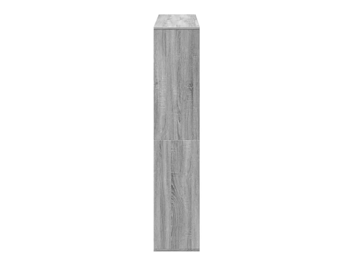 Estantería madera de ingeniería gris Sonoma 132x29x141,5 cm
