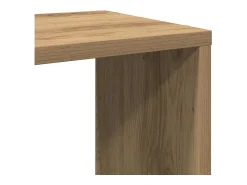 Estantería madera de ingeniería roble artisan 100x24x63 cm