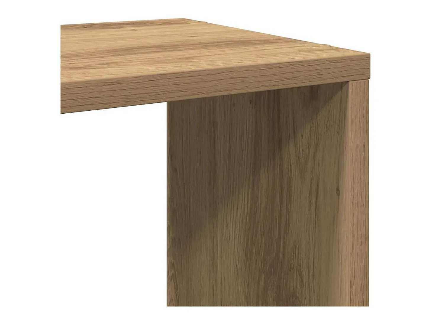 Estantería madera de ingeniería roble artisan 100x24x63 cm