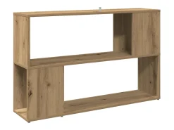 Estantería madera de ingeniería roble artisan 100x24x63 cm