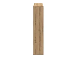Estantería madera de ingeniería roble artisian 137,5x29x137,5cm