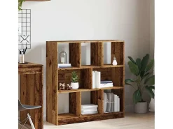 Estantería madera de ingeniería madera envejecida