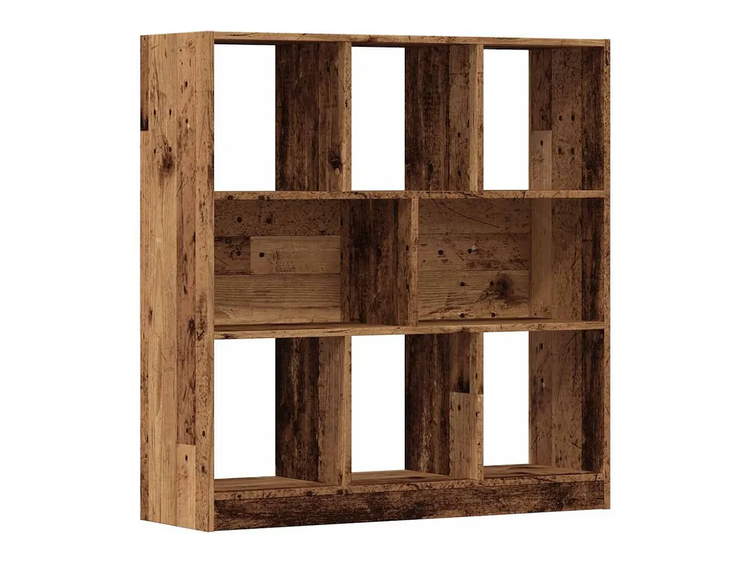 Estantería madera de ingeniería madera envejecida