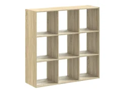 Estantería madera de ingeniería roble Sonoma 102x32x102 cm