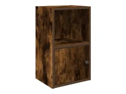 Estantería madera de ingeniería roble ahumado 31x24x52 cm