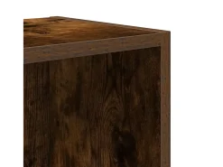 Estantería madera de ingeniería roble ahumado 31x24x52 cm