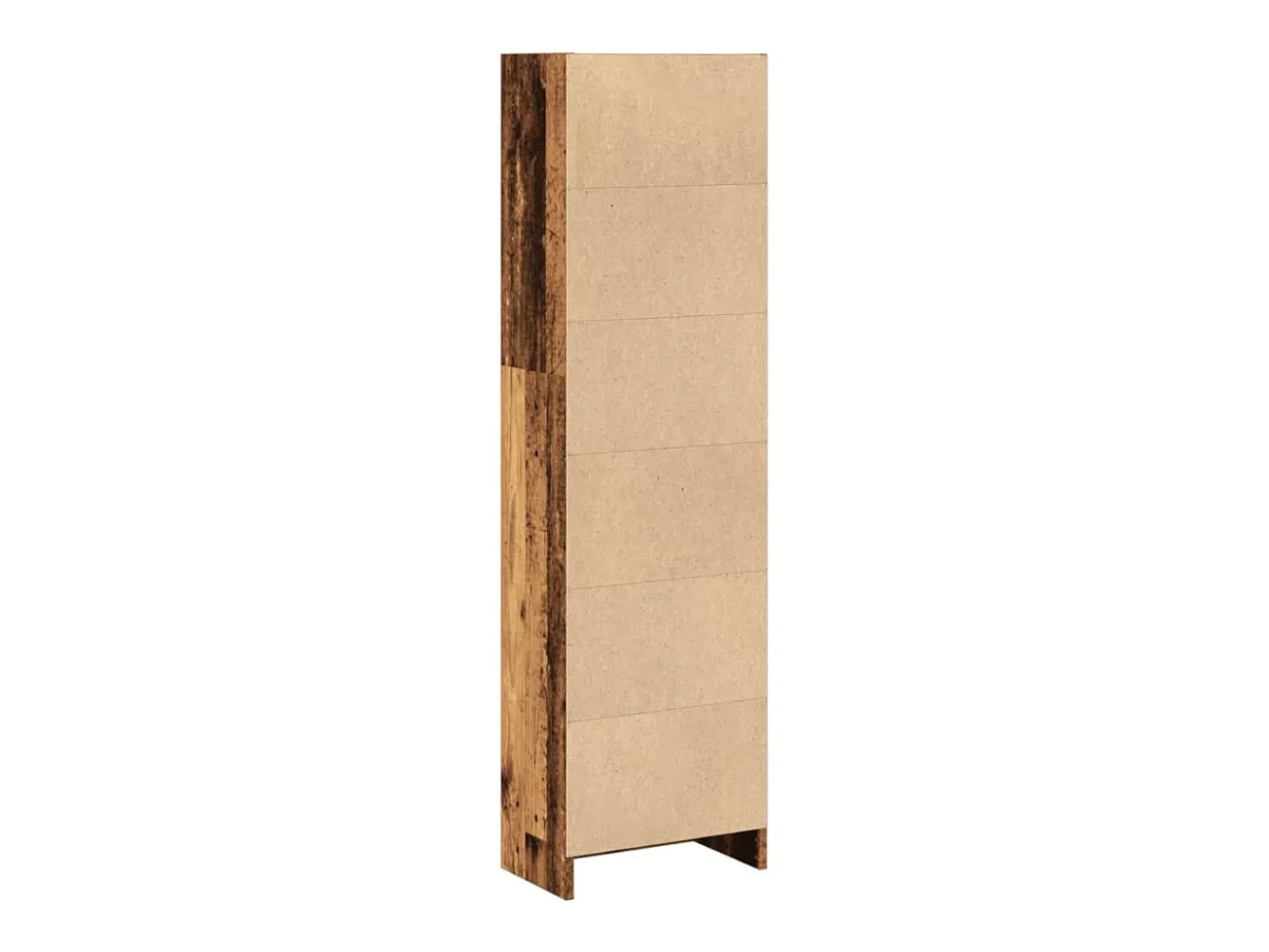 Estantería madera de ingeniería color envejecido 40x24x143 cm