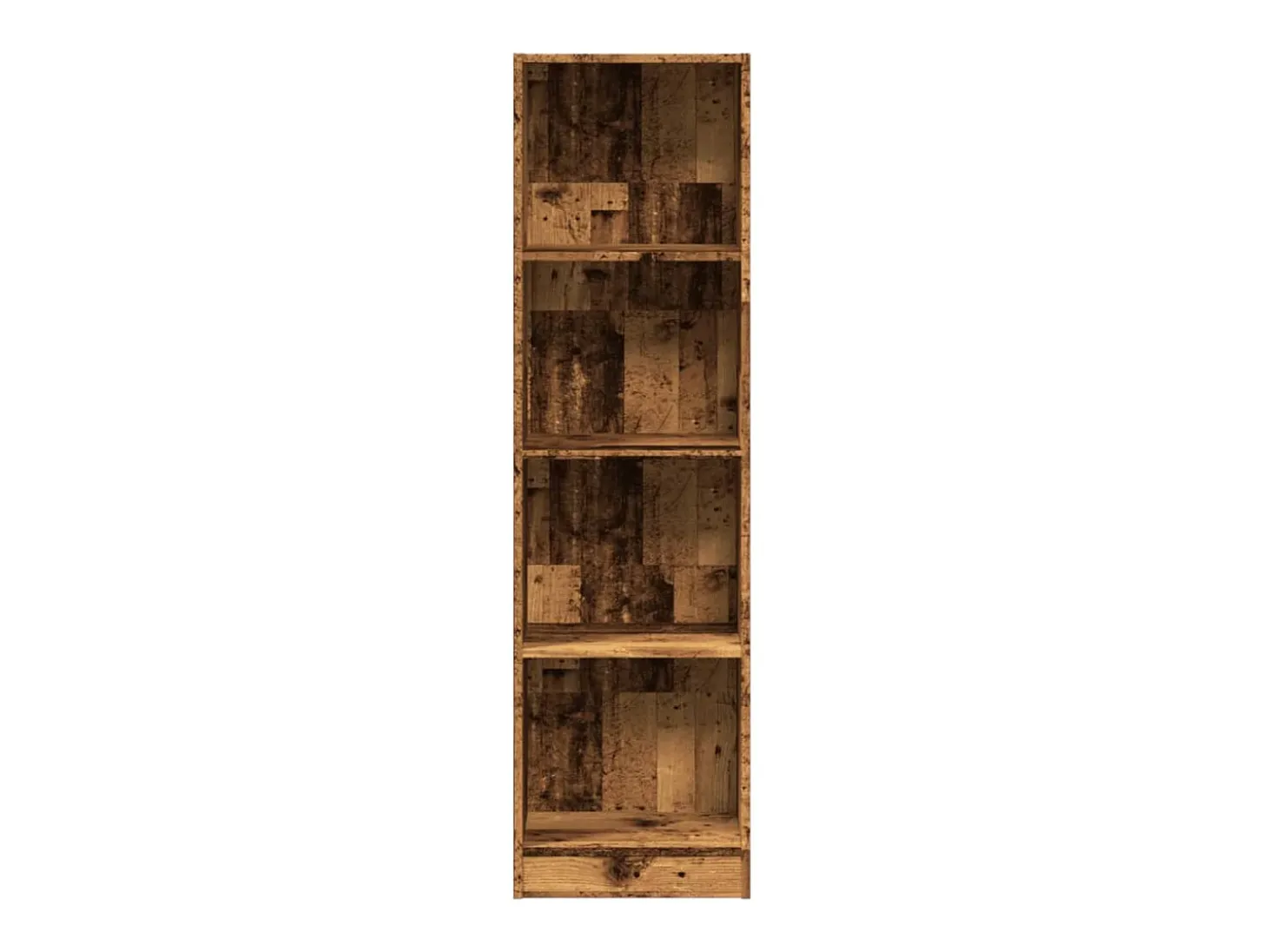 Estantería madera de ingeniería color envejecido 40x24x143 cm