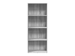 Estantería madera de ingeniería gris Sonoma 60x30x152 cm