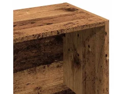 Estantería madera envejecida 50x25x104 cm