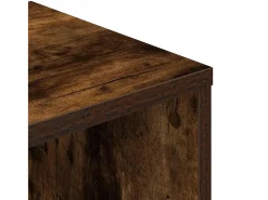 Estantería madera ingeniería color roble ahumado 34x31x112 cm