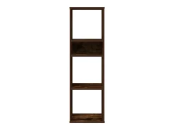 Estantería madera ingeniería color roble ahumado 34x31x112 cm