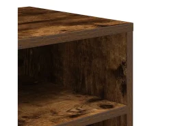 Estantería madera ingeniería color roble ahumado 66x31x80 cm