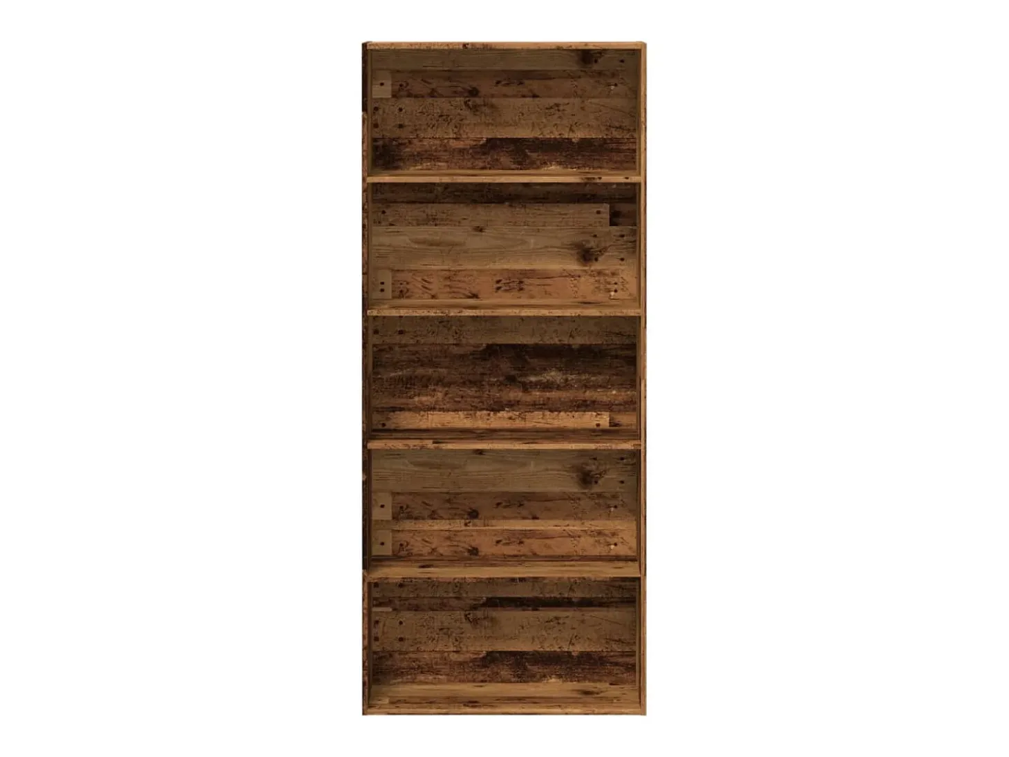 Estantería madera ingeniería madera envejecida 80x30x189 cm