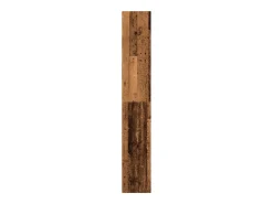 Estantería madera ingeniería madera envejecida 80x30x189 cm