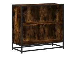Estantería madera ingeniería color roble ahumado 80,5x35x76 cm