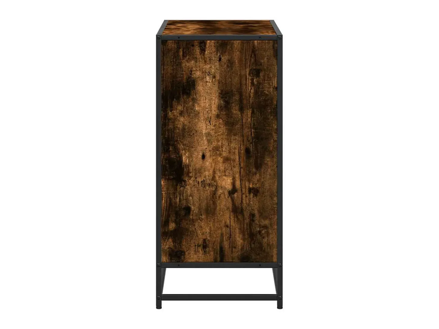 Estantería madera ingeniería color roble ahumado 80,5x35x76 cm