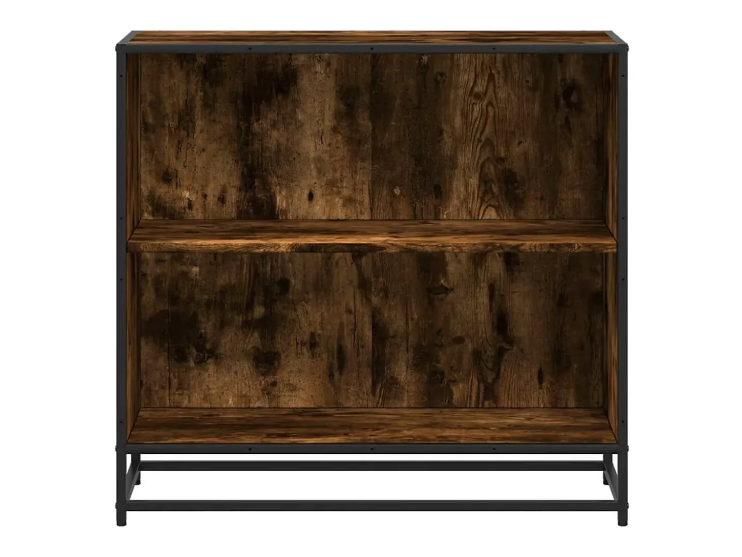 Estantería madera ingeniería color roble ahumado 80,5x35x76 cm