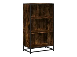 Estantería madera ingeniería color roble ahumado 60x35x107,5 cm