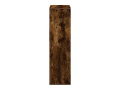 Estantería madera ingeniería color roble ahumado 66x31x112 cm