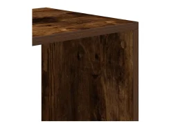 Estantería madera ingeniería color roble ahumado 66x31x112 cm