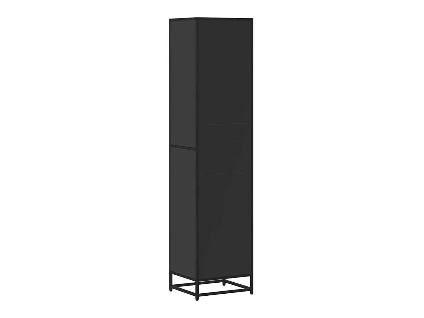 Estantería madera ingeniería negra 40x35x170,5 cm