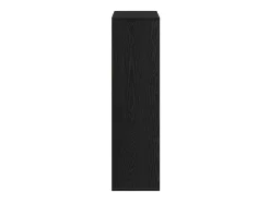 Estantería madera ingeniería negra 66x31x112 cm