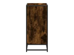 Estantería madera ingeniería color roble ahumado 60x35x76 cm