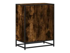 Estantería madera ingeniería color roble ahumado 60x35x76 cm