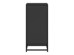 Estantería madera ingeniería negra 40x35x76 cm